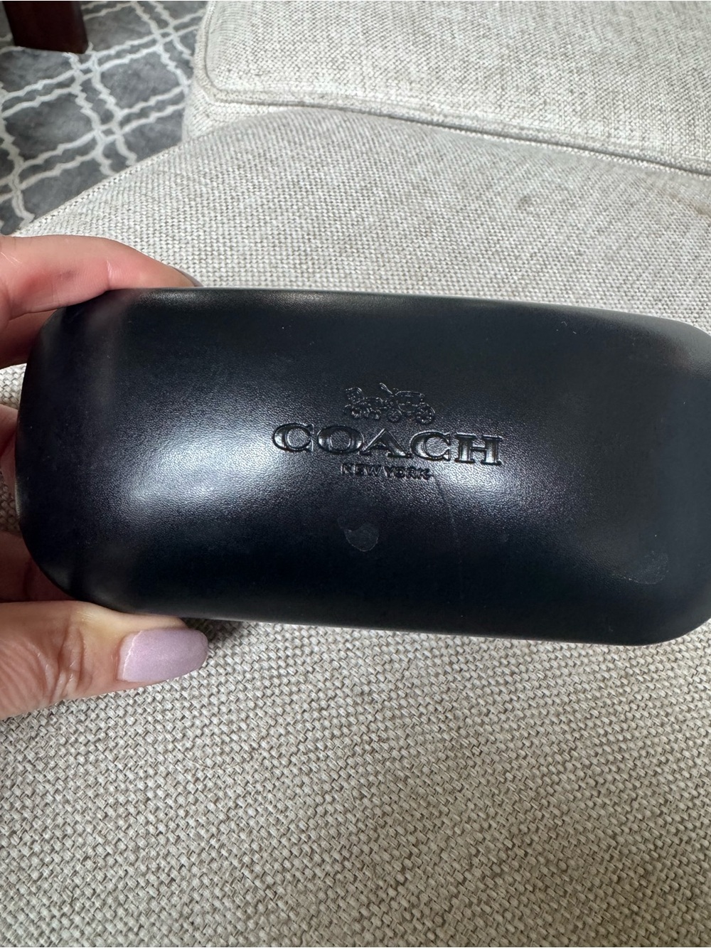 Coach Black Sunglasses and Case